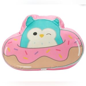 Sweet Winston Squishmallow Owl Donut Pillow